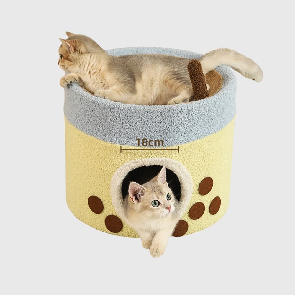 Pearl Milk Tea Cat House - catati - nz - cat - products - online