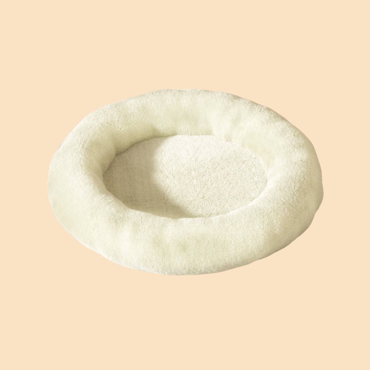 Plush Round Cat Bed for Winter - catati - nz - cat - products - online