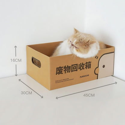 PURROOM "Recycle (废物回收箱)" Cat Scratching Board - catati - nz - cat - products - online