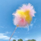 Rainbow Cloud Cat Wand Toy – NZ Teaser Stick by CATATI SELECTED - Pink - Toys - Catati
