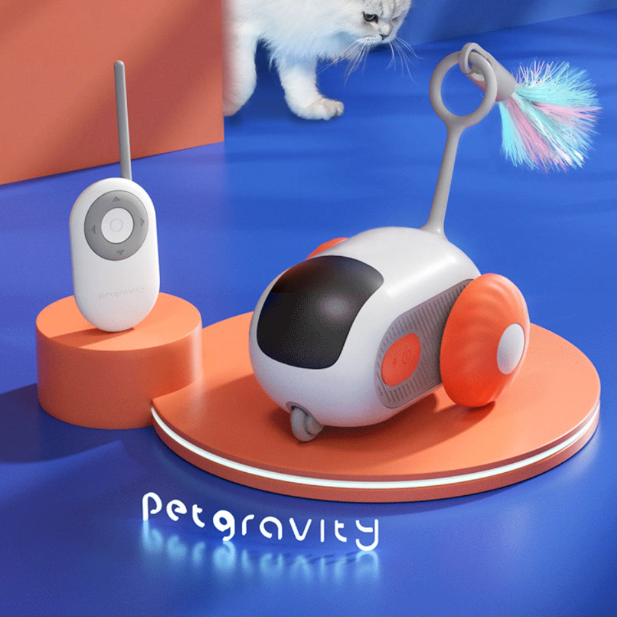 RC Mouse Cat Toy by CATATI SELECTED - Orange - Toy - Catati