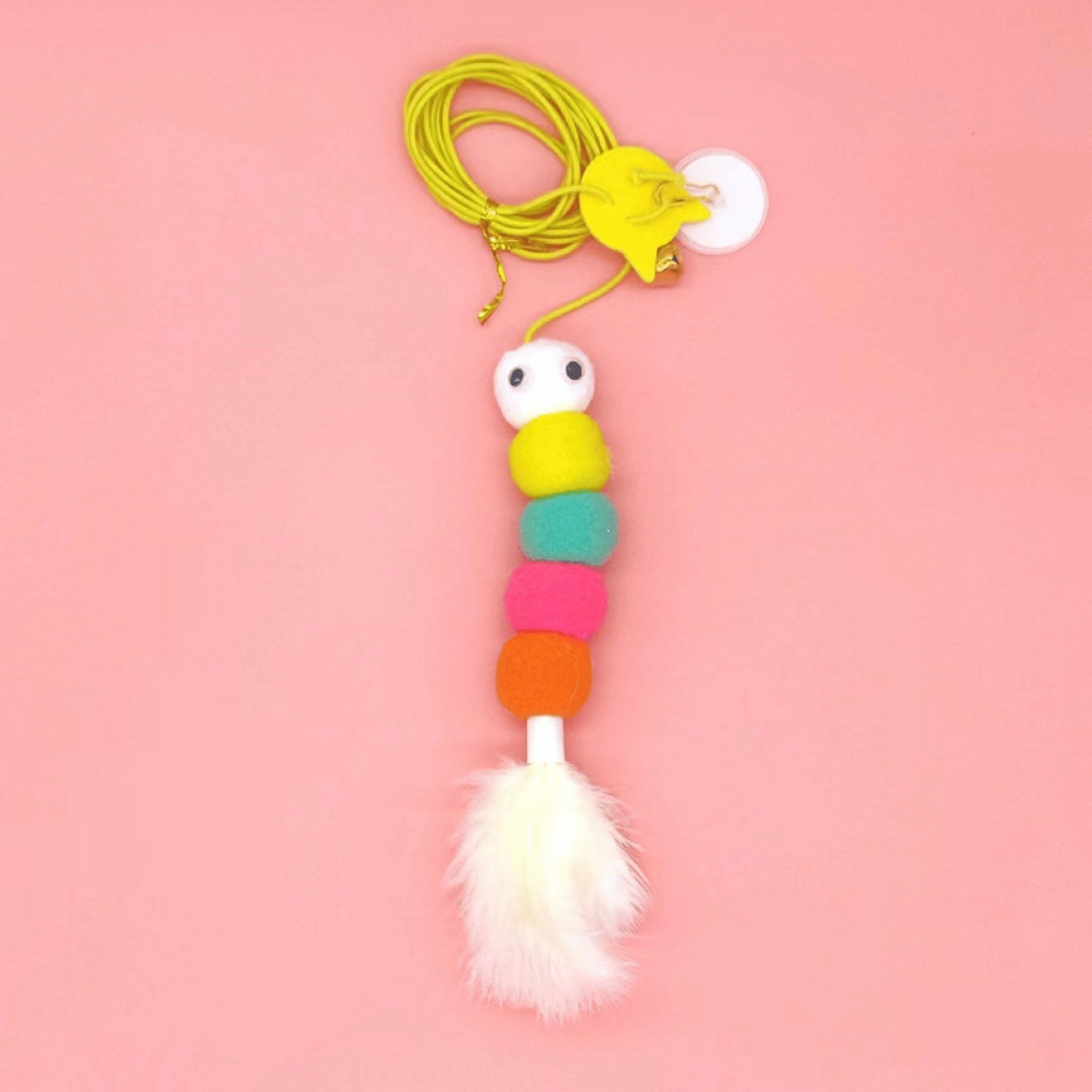 Retractable Hanging Cat Toy by CATATI SELECTED - Caterpillar(Feather) - Toy - Catati