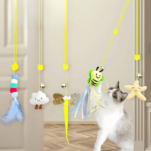 Retractable Hanging Cat Toy - Dragonfly - Toys - Catati Cat Store