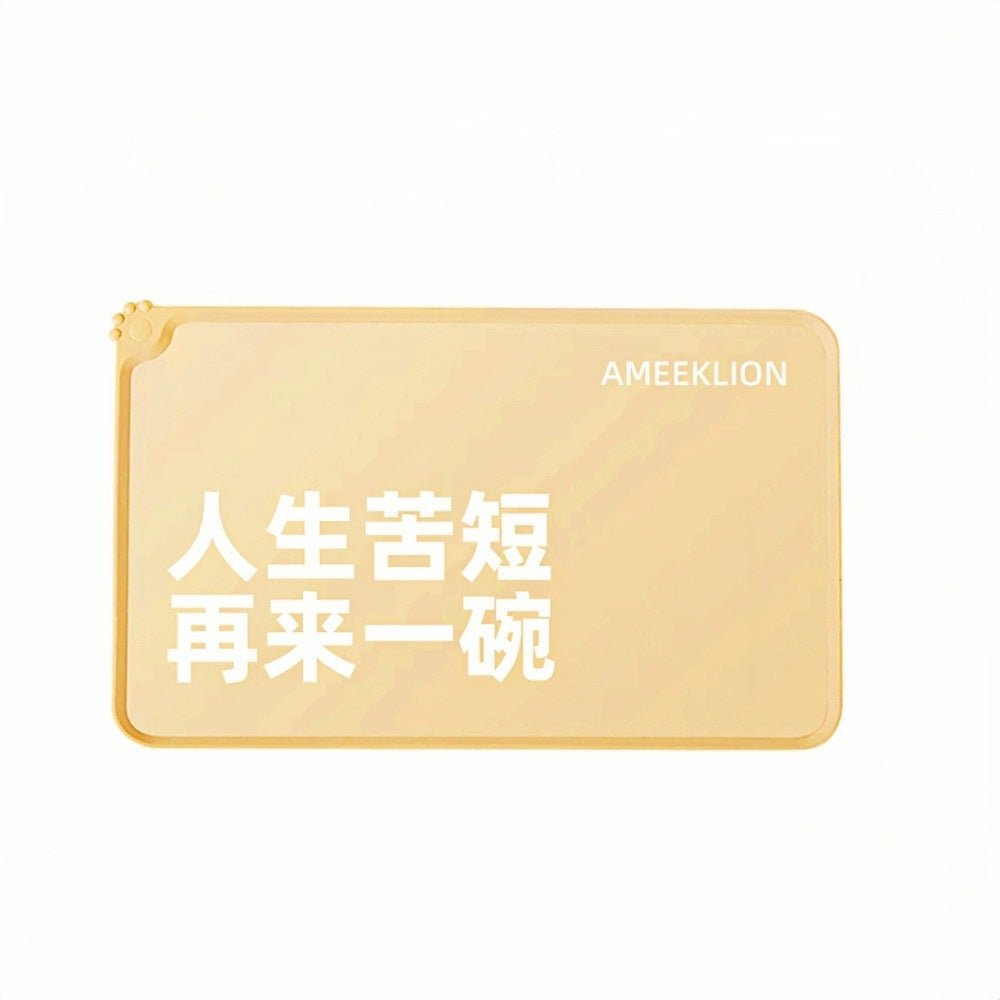 Silicone Cat Feeding Mat – Anti-Spill Design by CATATI SELECTED - Orange - Feeder - Catati