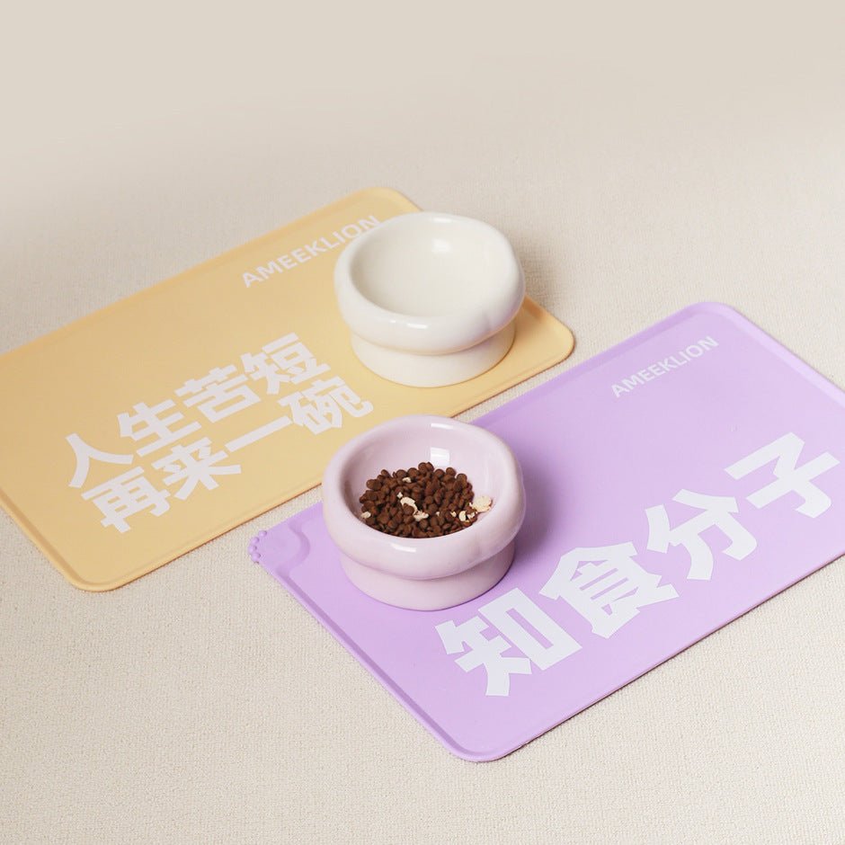 Silicone Cat Feeding Mat – Anti-Spill Design by CATATI SELECTED - Orange - Feeder - Catati