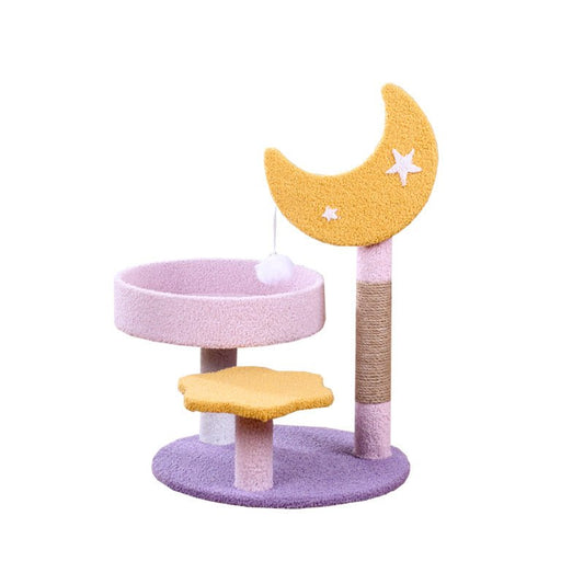 Star and Moon Multi - Level Cat Scratching Post - catati - nz - cat - products - online