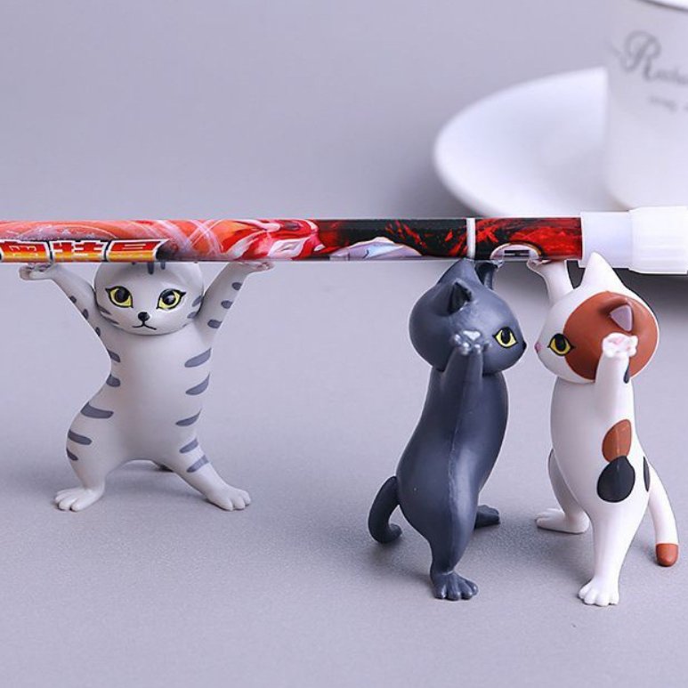 Whimsical Cat Pen and Headphone Stand - catati - nz - cat - products - online