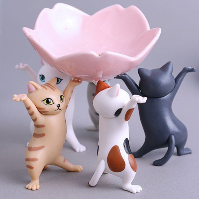 Whimsical Cat Pen and Headphone Stand - catati - nz - cat - products - online