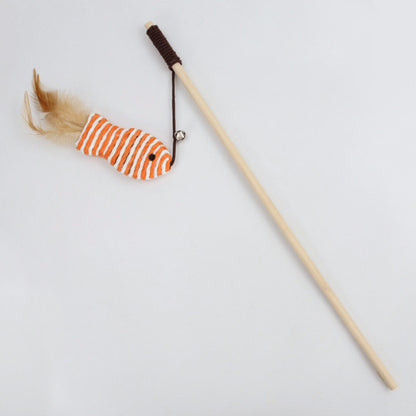 Wood Cat Teaser Wand - catati - nz - cat - products - online